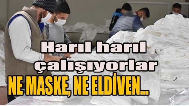 SİPARİŞLERE YETİŞMEYE ÇALIŞIYORLAR