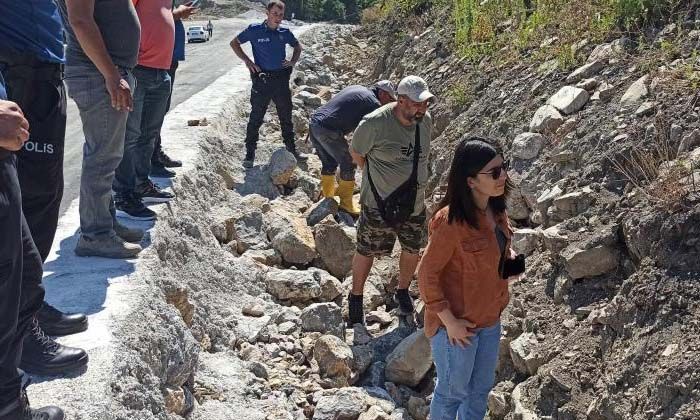 Kuzeninin mezarını ararken bin 500 yıllık Bizans mezarını buldu