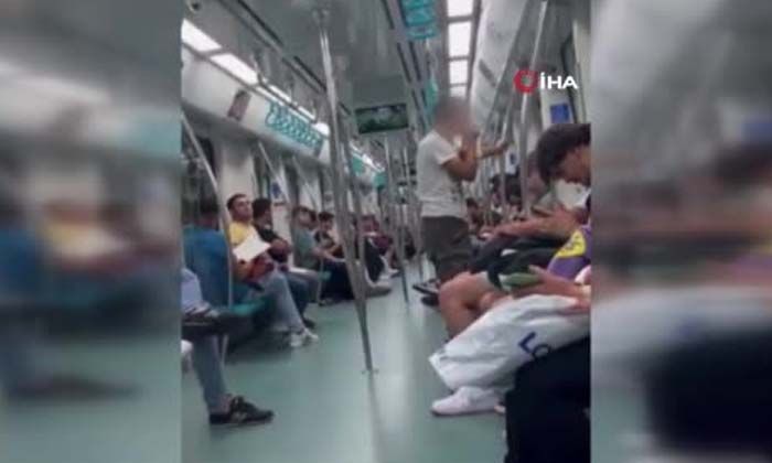 Marmaray’da madde kullanan genç şaşkına çevirdi