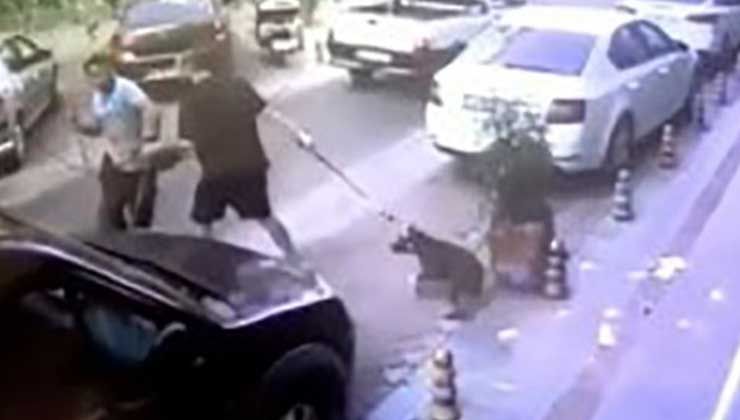 Kadıköy’de ‘köpeğime toz geldi’ kavgası: Sokak ortasında darp etti