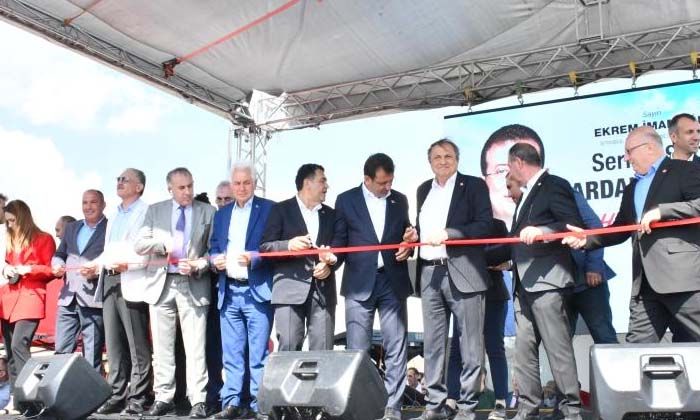 Ekrem İmamoğlu otobüs terminali açılışı için Ardahan’da