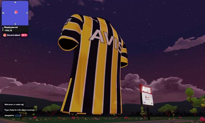 Avis, Fenerbahçe sponsorluğunu Metaverse’deki dev forma ile taçlandırdı
