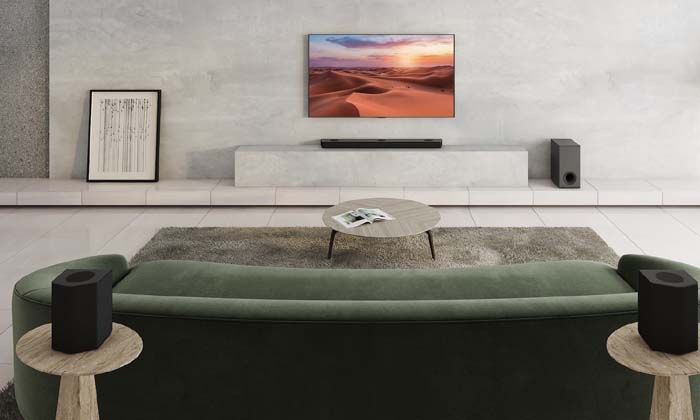 Dünyanın ilk üçlü yukarı ateşlemeli soundbarı: LG SOUNDBAR S95QR