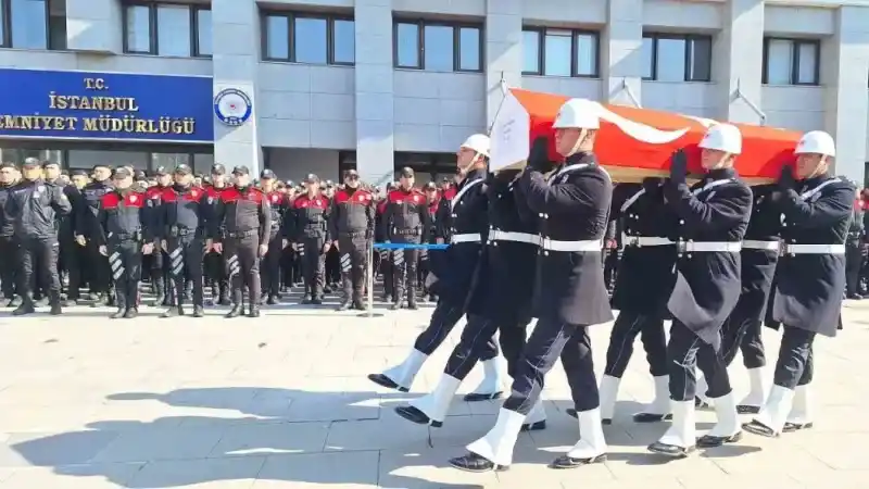 Şehit Polis Memuru Furkan Bor için tören düzenlendi Şehit Polis Memuru Furkan Bor için tören düzenlendi