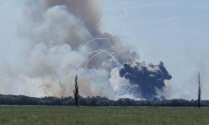 Kırım’da Rus askeri hava üssünde patlama