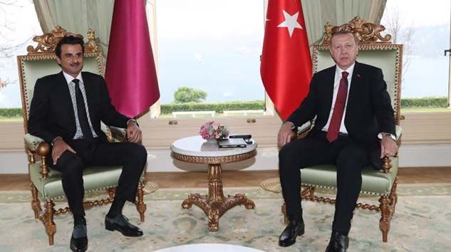 Cumhurbaşkanı Erdoğan, Katar Emiri es-Sani ile telefonda görüştü