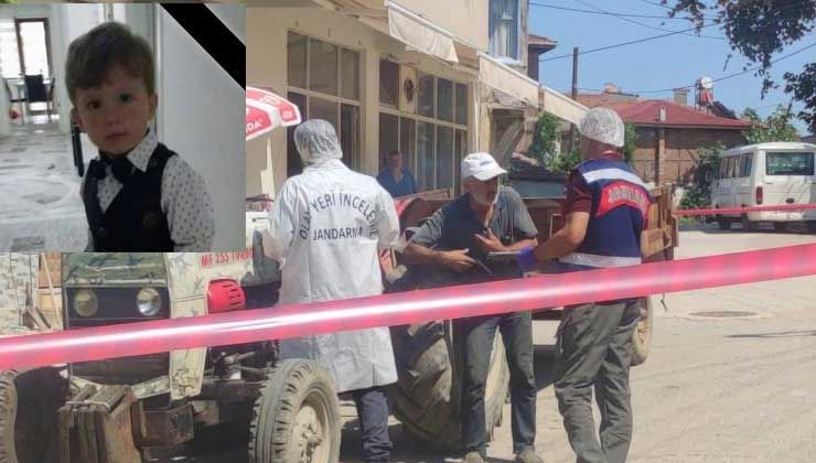 Dedesinin kullandığı traktörden düşen 7 yaşındaki Utku Soyaslan hayatını kaybetti