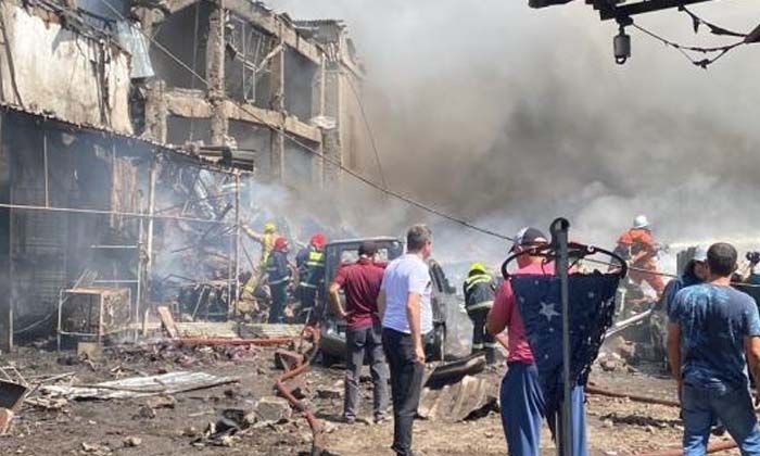 Ermenistan’da havai fişek deposunda patlama: 1 ölü, 20 yaralı