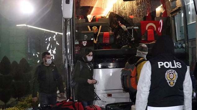 Yurt dışından gelen 226 kişi Sakarya’da öğrenci yurduna yerleştirildi