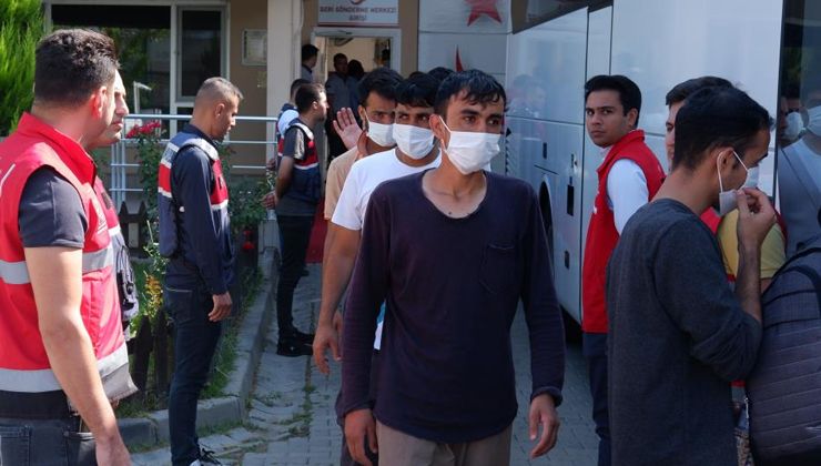 110 yabancı uyruklu göçmen için işlem başlatıldı