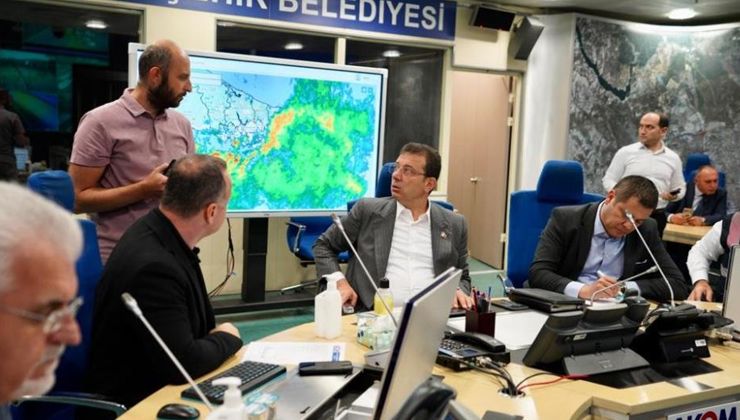 İBB Başkanı İmamoğlu’ndan yağış açıklaması: 5 bin 890 personelimizle hizmetinizdeyiz
