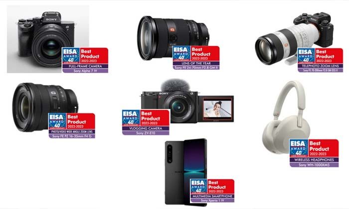 Sony 2022 EISA ödüllerinde sekiz ödül kazandı