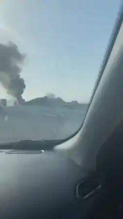 Tesla alev alev yandı