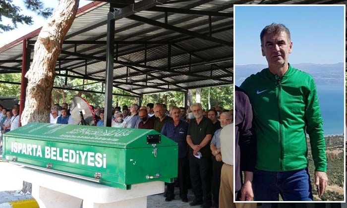 Isparta’da hayatını kaybeden Veysel Serbak defnedildi