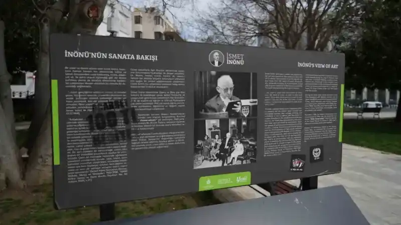 Sultan Abdülaziz’in emanetinin üzerine, İBB’nin korumaya aldığı İsmet İnönü heykeli dikildi