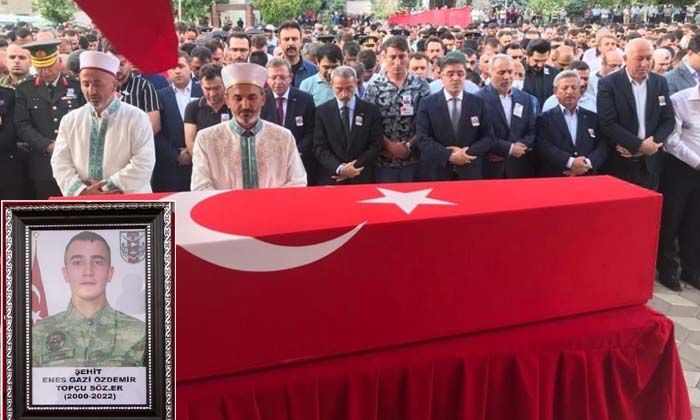 Şehit Enes Gazi Özdemir son yolculuğuna uğurlandı