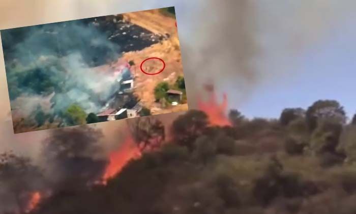 Ermeniler, Laçın’ı evleri ve ormanları yakarak terk ediyor