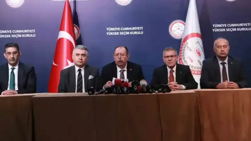 YSK Başkanı Yener son rakamları açıkladı