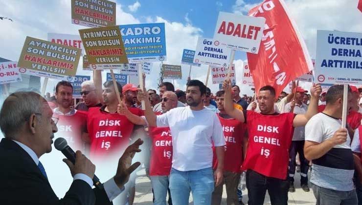 Kılıçdaroğlu ve CHP’li başkan işçiler tarafından ıslıklandı