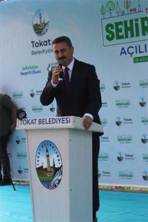 Tokat’ın ilk şehir parkı açıldı