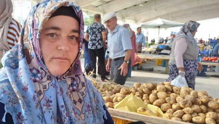 Pazarda patates satarak kazandığı 300 bin TL’lik altınlarını çaldılar