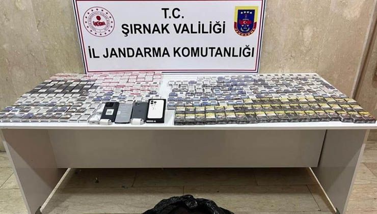 Şırnak’ta 471 bin lira değerinde kaçak ürün ele geçirildi: 37 gözaltı