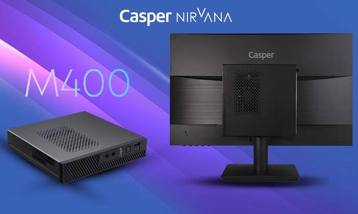 Casper’in yeni bilgisayarı Nirvana M400 satışa çıktı