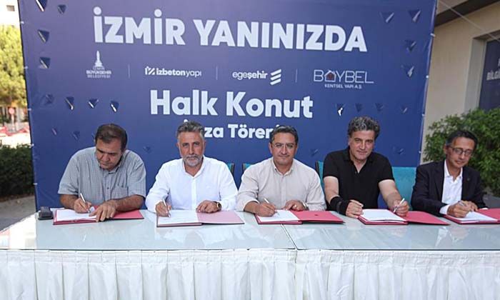 İzmir’de Halk Konut projesinde ikinci imzalar atıldı