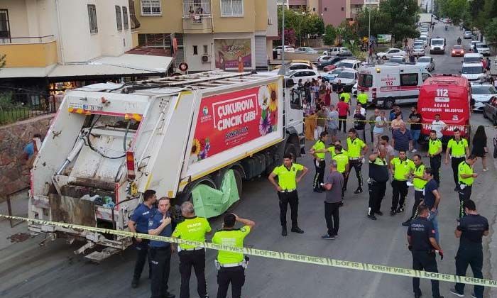 Adana’da çöp kamyonunun altında kalan Samet Kızıltoprak hayatını kaybetti