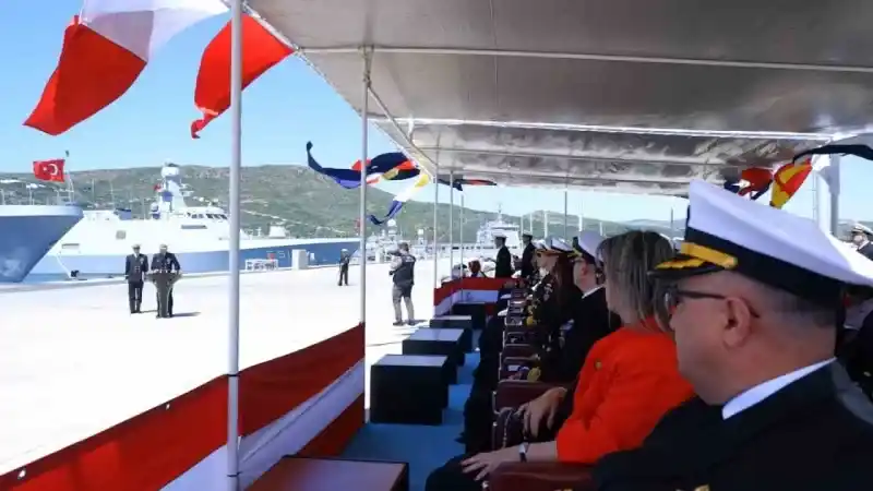 TCG Kınalıada Foça’dan Japonya seferine çıktı