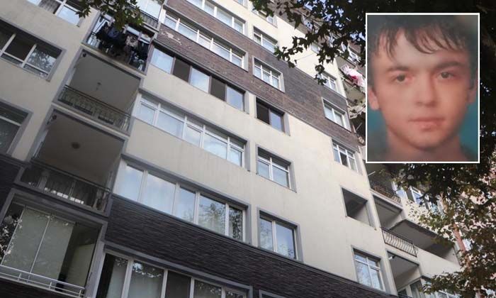 Anahtarı unuttu, 8. kattan apartman boşluğuna düştü