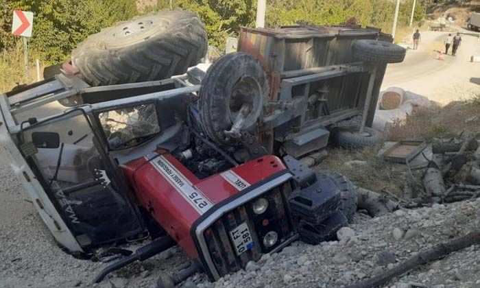 Konya’da traktörün altında kalan Durmuş Köksal öldü