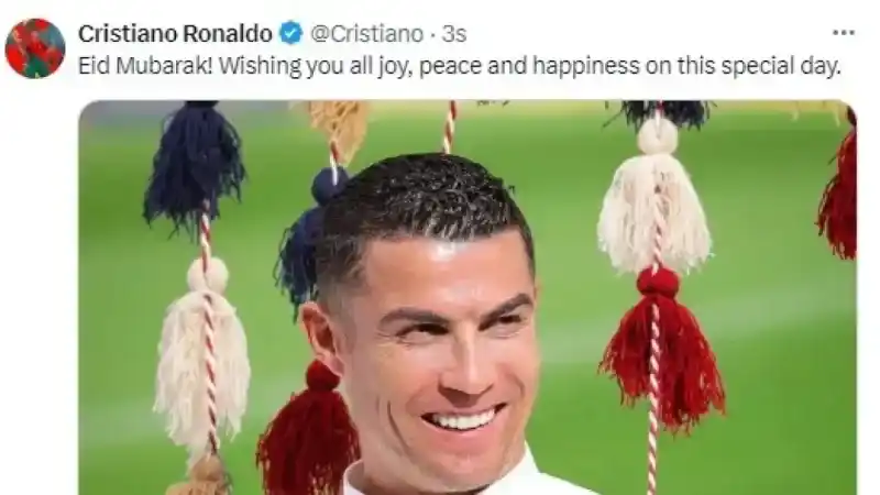 Cristiano Ronaldo’dan Ramazan Bayramı mesajı