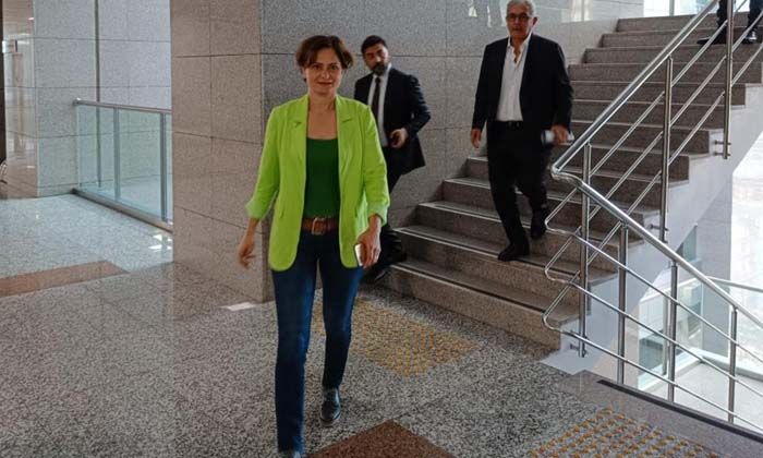 Cumhurbaşkanı Erdoğan’a hakaret eden Canan Kaftancıoğlu ifade verdi