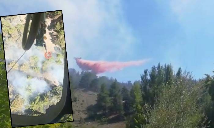 Antalya’da çıkan orman yangını kısmen kontrol altına alındı