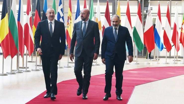 Aliyev, Paşinyan ve Michel’den üçlü zirve