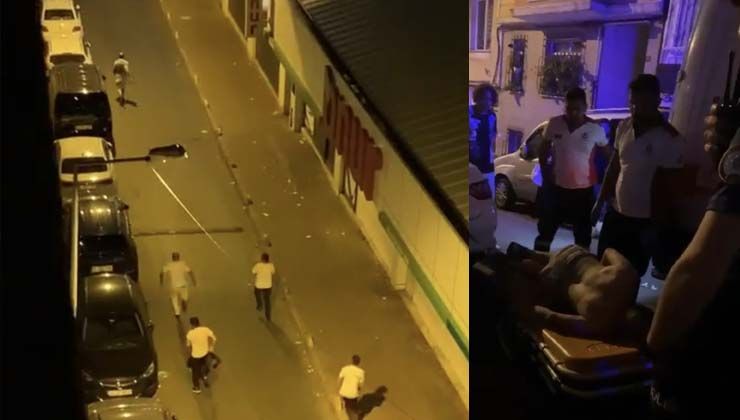 Fatih’te dehşet anları kamerada: Taksiciler bir kişiyi öldüresiye dövdü