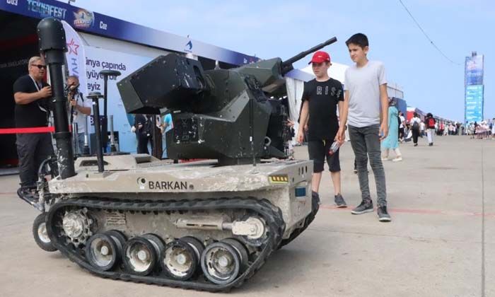 Robot asker ‘BARKAN’ Mehmetçiğin hizmetine giriyor