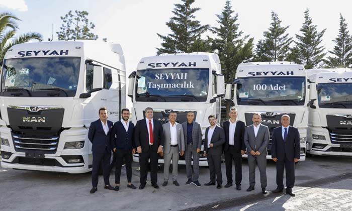 Seyyah Taşımacılık A.Ş., Avrupa’da 100 adet yeni MAN çekici ile büyüyor