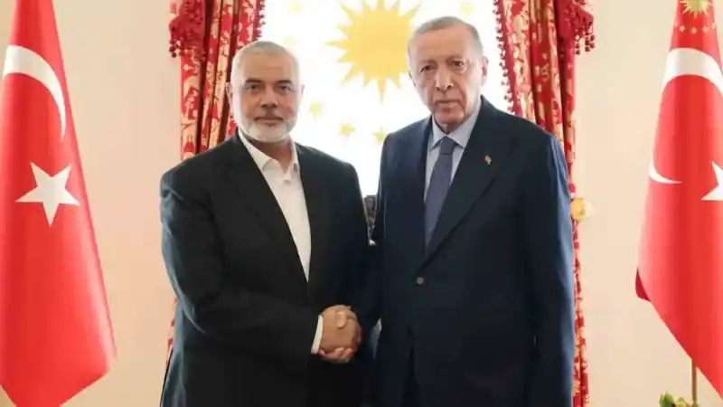 Cumhurbaşkanı Erdoğan, Hamas Siyasi Büro Başkanı Haniye’yi kabul etti