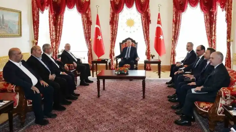 Cumhurbaşkanı Erdoğan, Hamas Siyasi Büro Başkanı Haniye’yi kabul etti