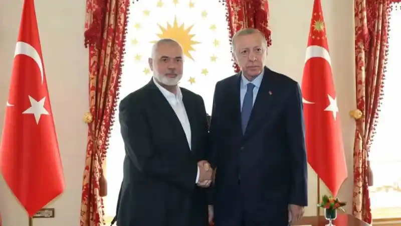 Cumhurbaşkanı Erdoğan, Hamas Siyasi Büro Başkanı Haniye’yi kabul etti