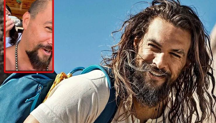 Jason Momoa sırma gibi saçlarını kazıttı! Sebebi sonradan ortaya çıktı