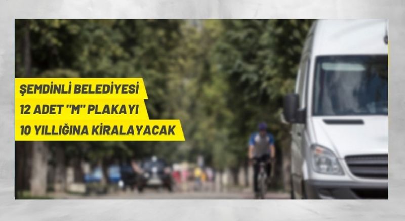 Şemdinli Belediyesi’nden ulaşım ihalesi