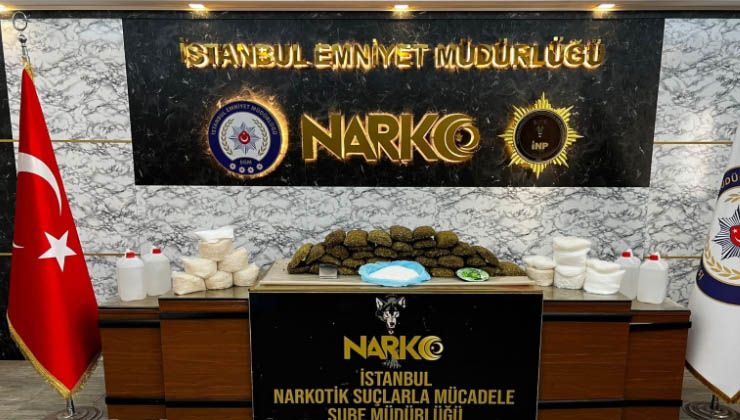 İstanbul’da uyuşturucu operasyonu: 59 kilo uyuşturucu ele geçirildi
