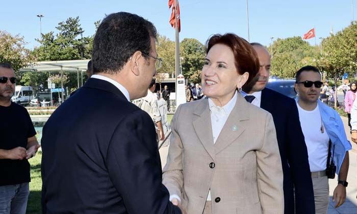 Meral Akşener, Ekrem İmamoğlu’nu makamında ziyaret etti