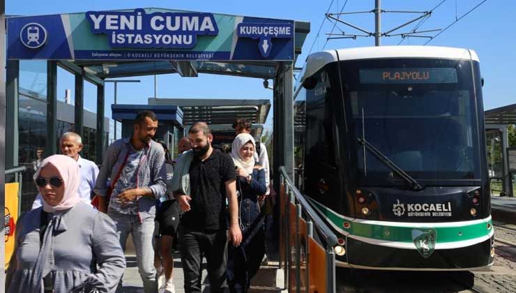 Bir günde 56 bin yolcu tramvaya bindi, tüm zamanların rekoru kırıldı