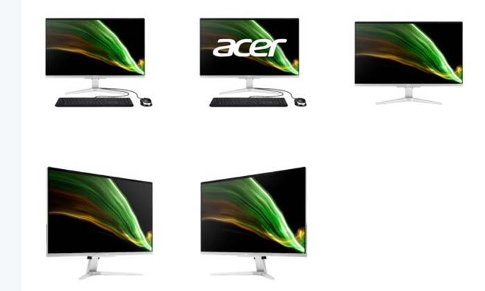 Acer Aspire C27 hepsi bir arada bilgisayarlar, daha büyük ekranda canlı görüntüler ve yüksek performans sağlıyor