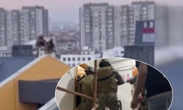 Kaçırılan gece kulübü sahibine çıplak görüntülü şantaj! Polis çatıda operasyon düzenledi