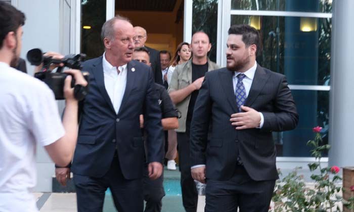 Hüseyin Baş, Muharrem İnce’yi ziyaret etti